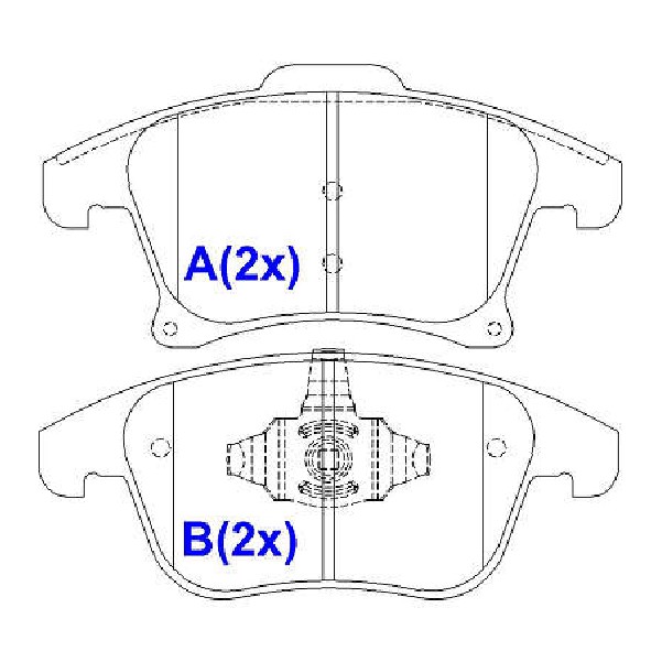 Pastilha de Freio Cerâmica Dianteira para Ford Fusion - Syl - 4214C