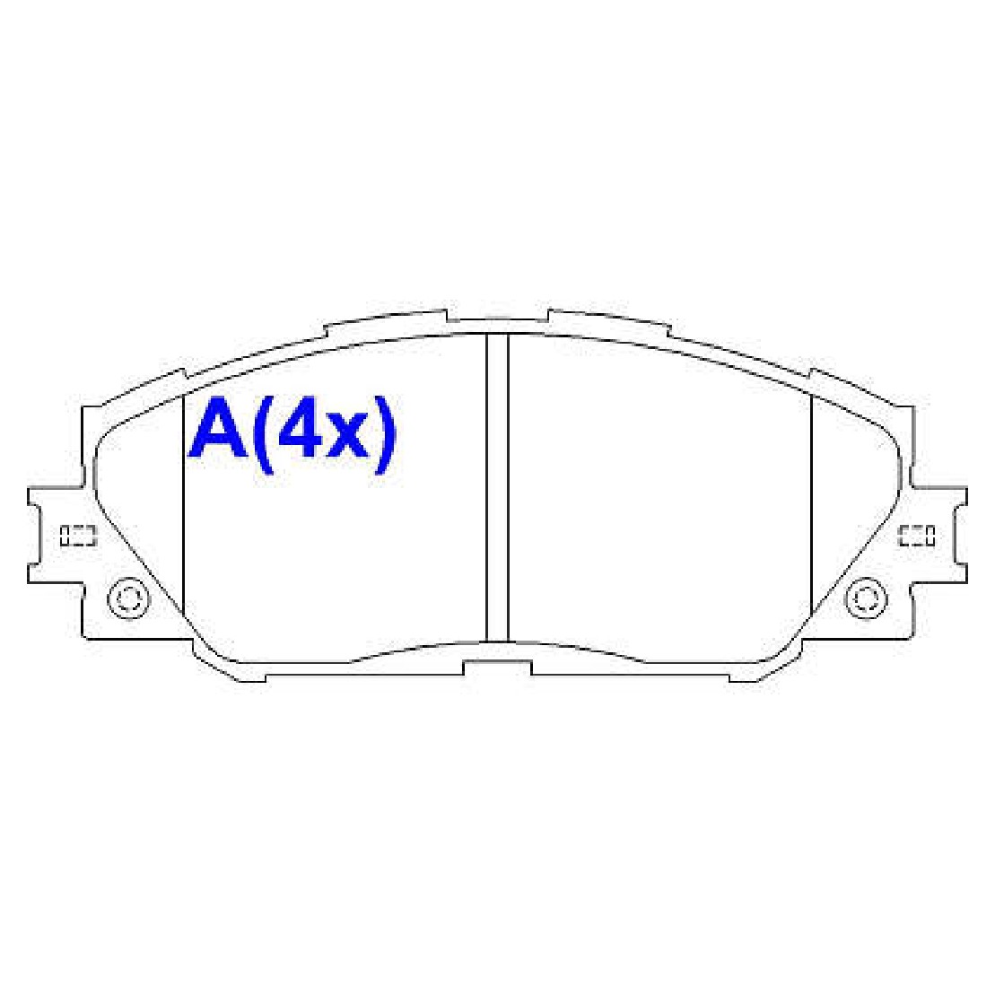 Pastilha de Freio Cerâmica Dianteira para Toyota RAV4 - Syl - 2385C