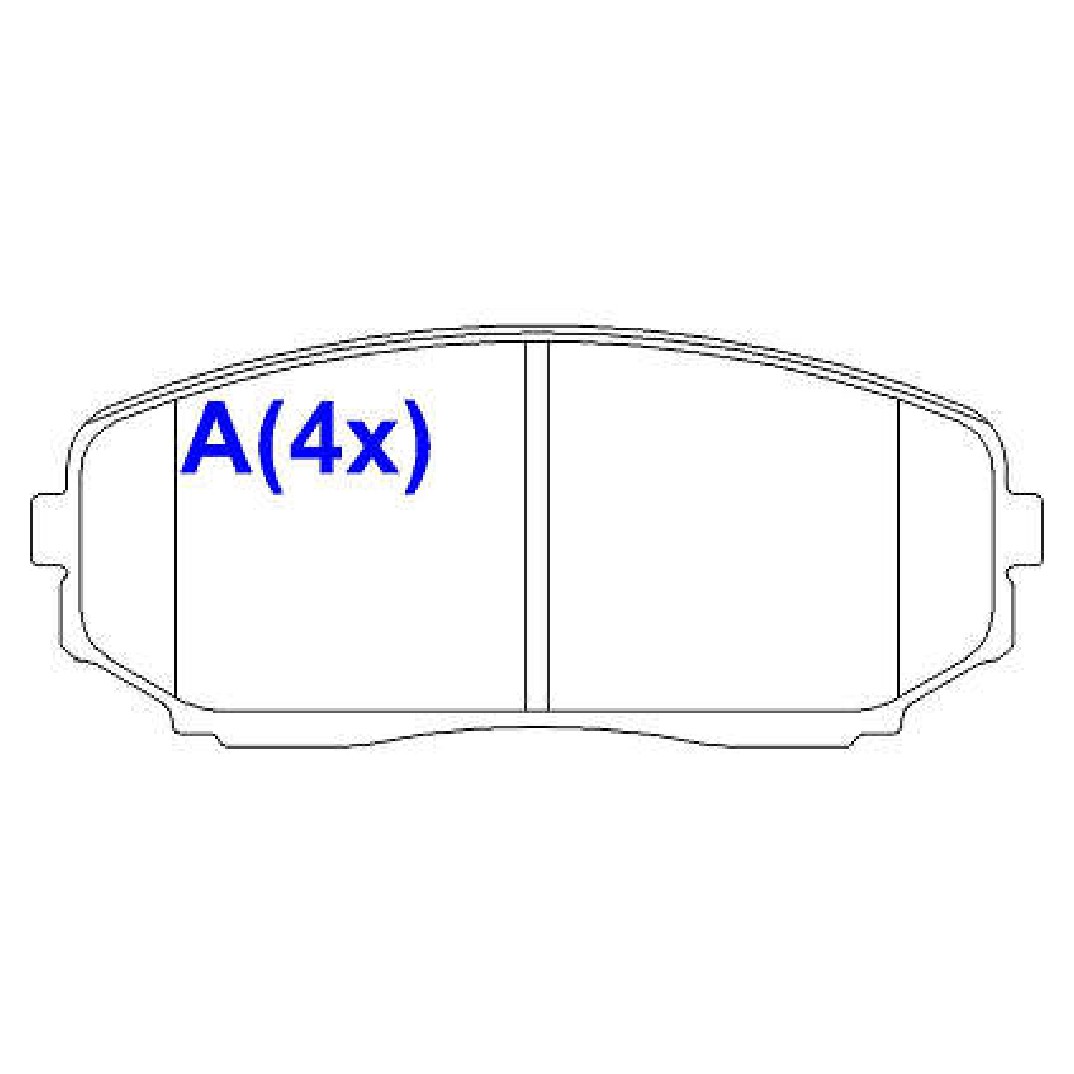 Pastilha de Freio Cerâmica Dianteira para Ford Edge - Syl - 2228C