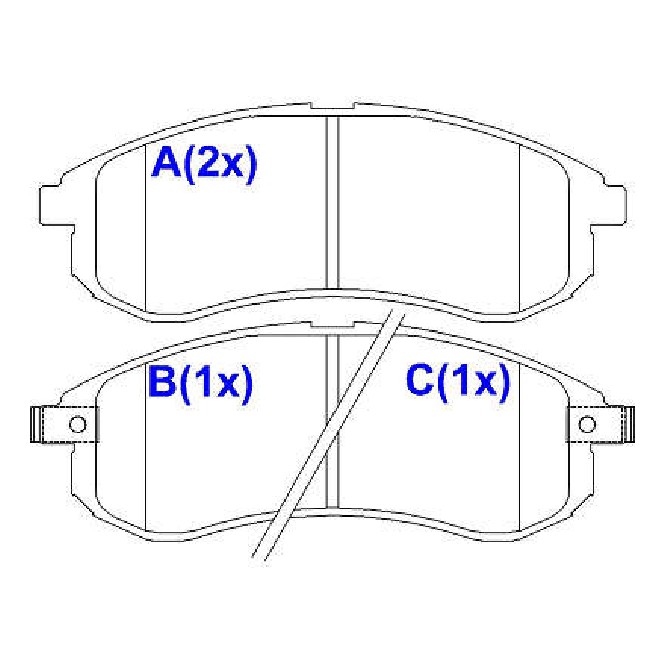 Pastilha de Freio Cerâmica Dianteira para Mitsubishi L200 - Syl - 1317C