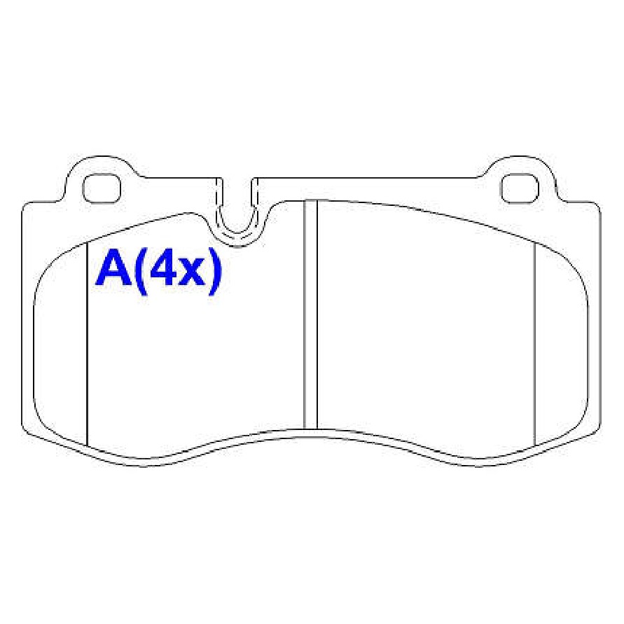 Pastilha de Freio Cerâmica Dianteira para Mercedes-Benz E 500 - Syl - 3294C