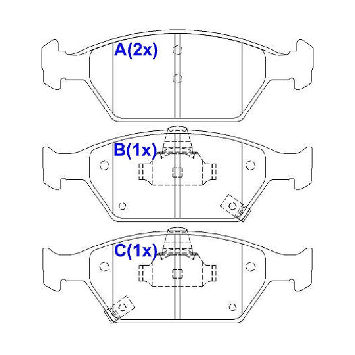 Pastilha de Freio Cerâmica Dianteira para Honda City e FIT - Syl - 3251C