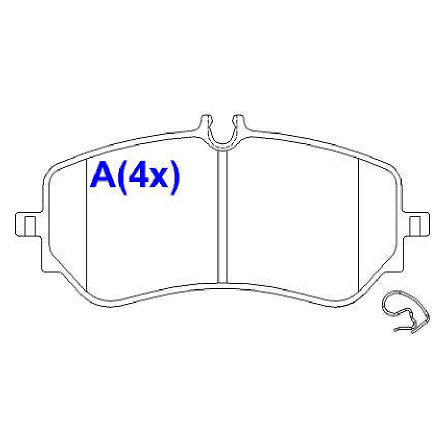 Pastilha de Freio Cerâmica Traseira para Volkswagen Amarok - Syl - 1424C