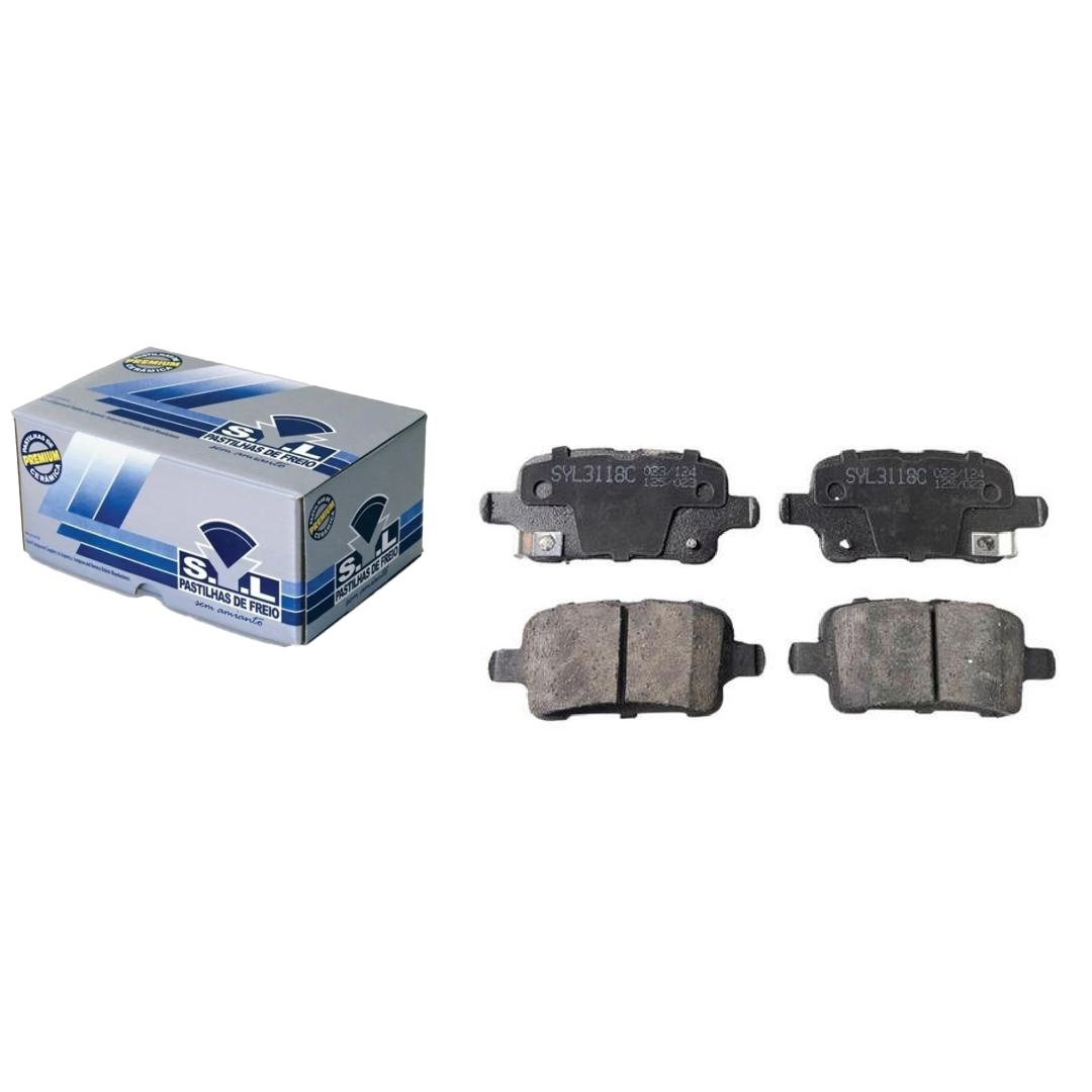 Pastilha de Freio Cerâmica Traseira para Chevrolet Cruze e Equinox - Syl - 3118C