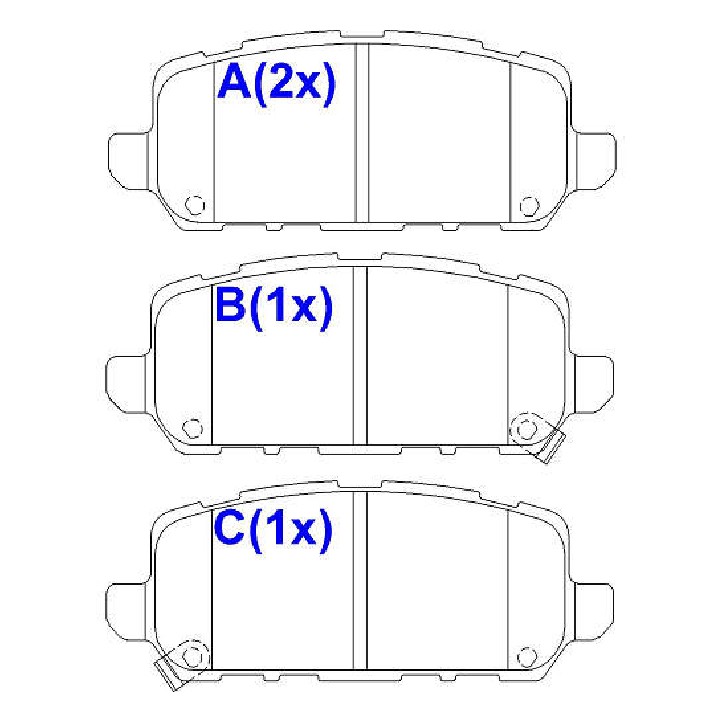 Pastilha de Freio Cerâmica Traseira para Honda Accord e HR-V - Syl - 4255C