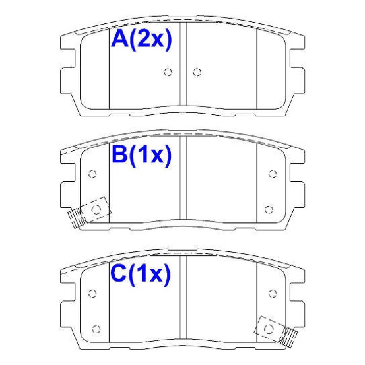 Pastilha de Freio Cerâmica Traseira para Chevrolet Captiva - Syl - 2091C