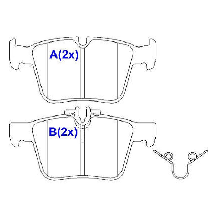 Pastilha de Freio Cerâmica Traseira para Mercedes-Benz C 180 e C 200 - Syl - 3307C