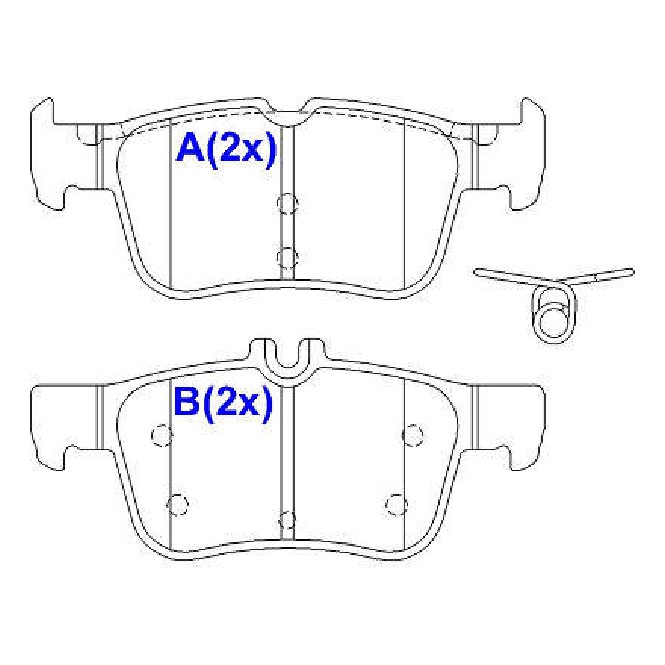Pastilha de Freio Cerâmica Traseira para Ford Fusion - Syl - 4215C