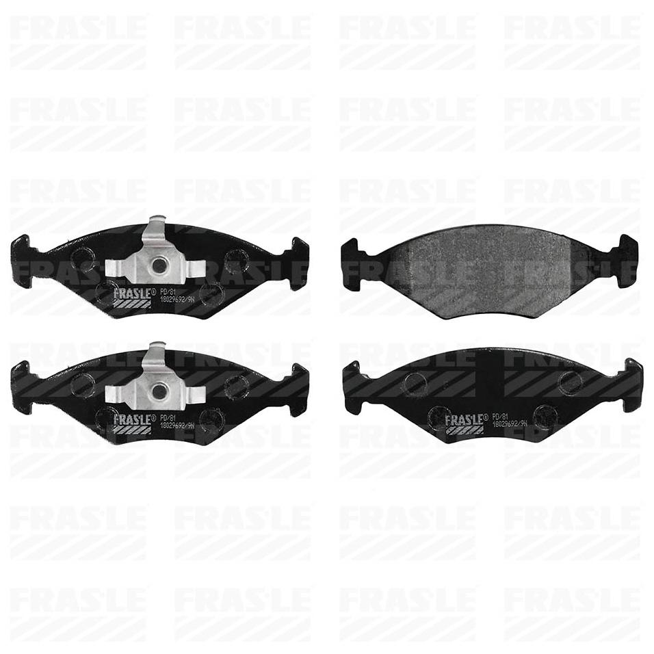 Pastilha de Freio Dianteira para Volkswagen Gol - Fras-le - PD/81