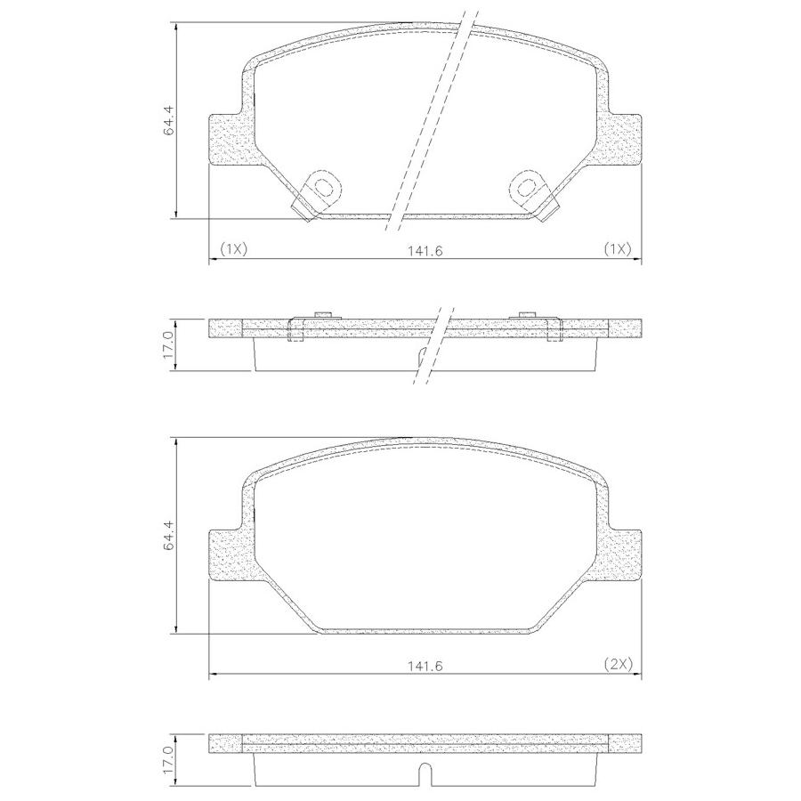 Pastilha de Freio Dianteira para Chevrolet Equinox - Fras-le - PD/1521