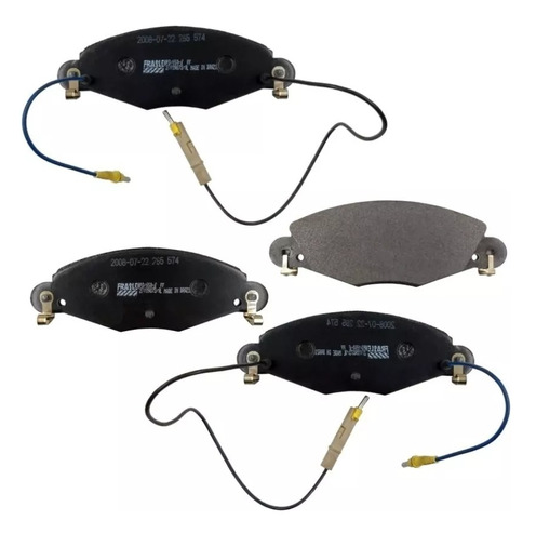 Pastilha de Freio Dianteira para Citroen C5 e C5 Break - Fras-le - PD/650-E