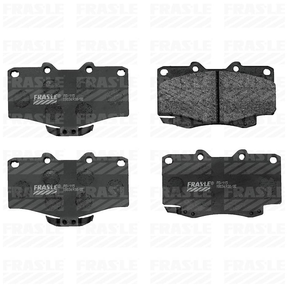 Pastilha de Freio Dianteira para Toyota Hilux - Fras-le - PD/115