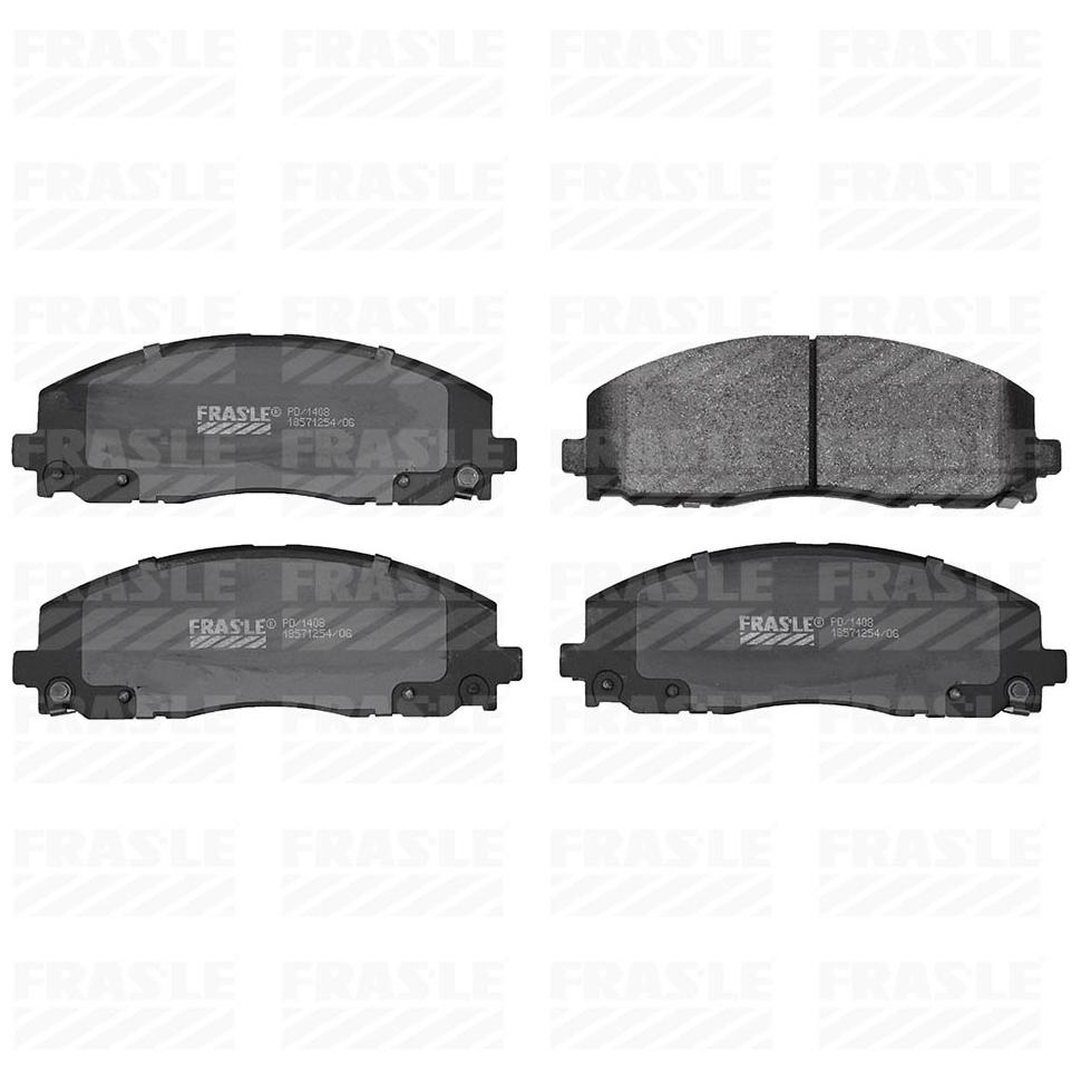 Pastilha de Freio Dianteira para Dodge Journey e Fiat Freemont - Fras-le - PD/1408