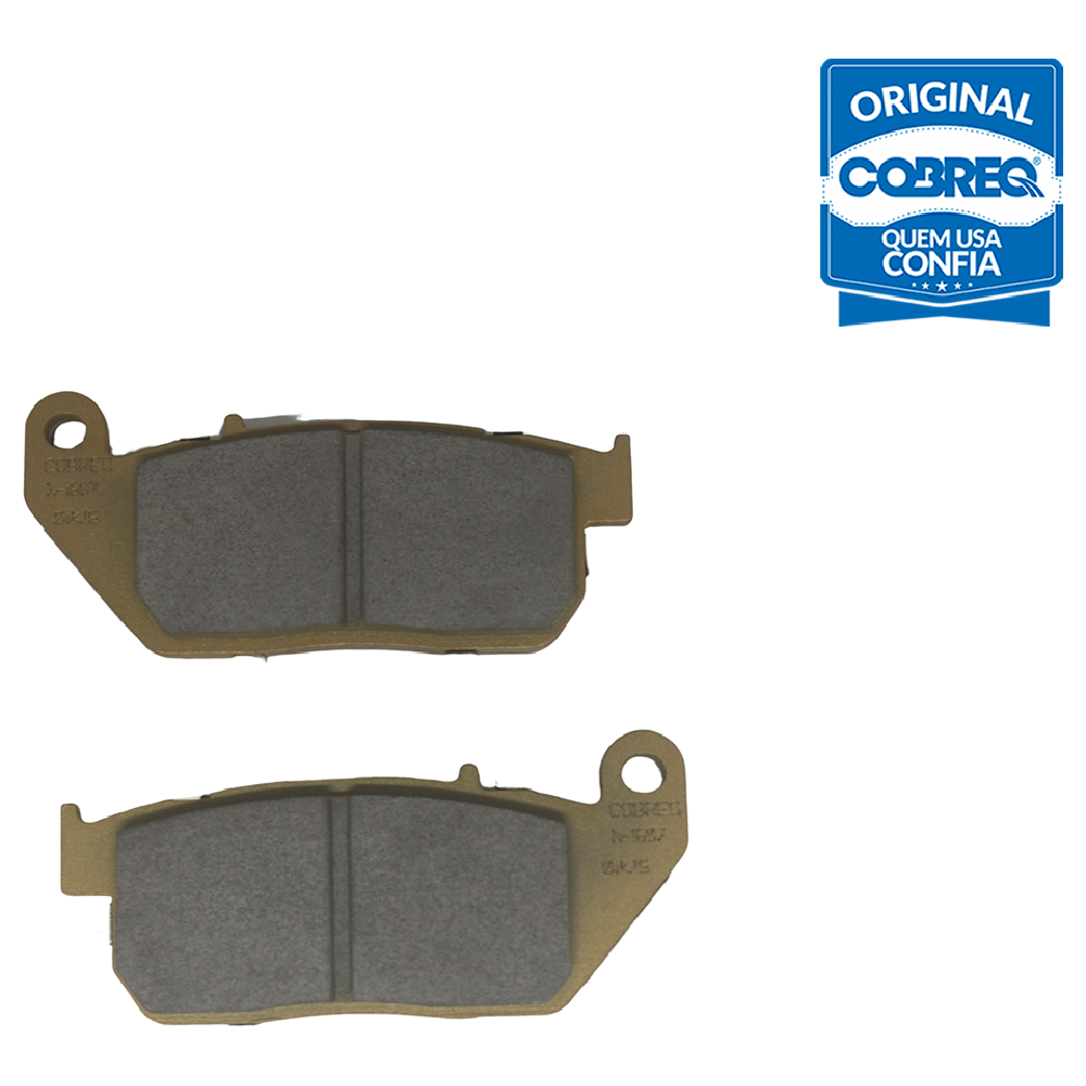 Pastilha de Freio Dianteira para Harley-Davidson Sportster 1200 e Sportster 883 - Cobreq - N-1607