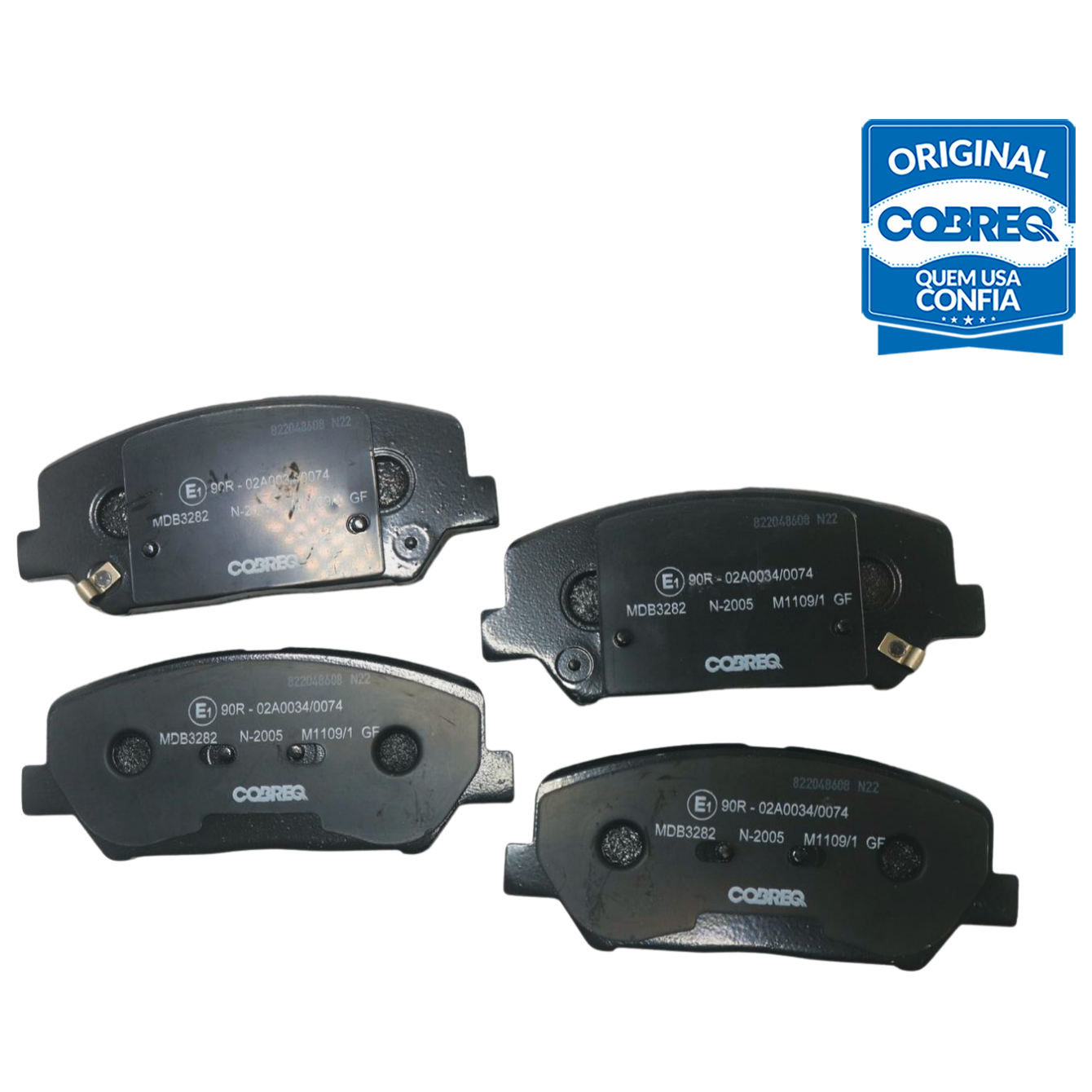 Pastilha de Freio Dianteira para Hyundai Azera e KIA Optima - Cobreq - N-2005