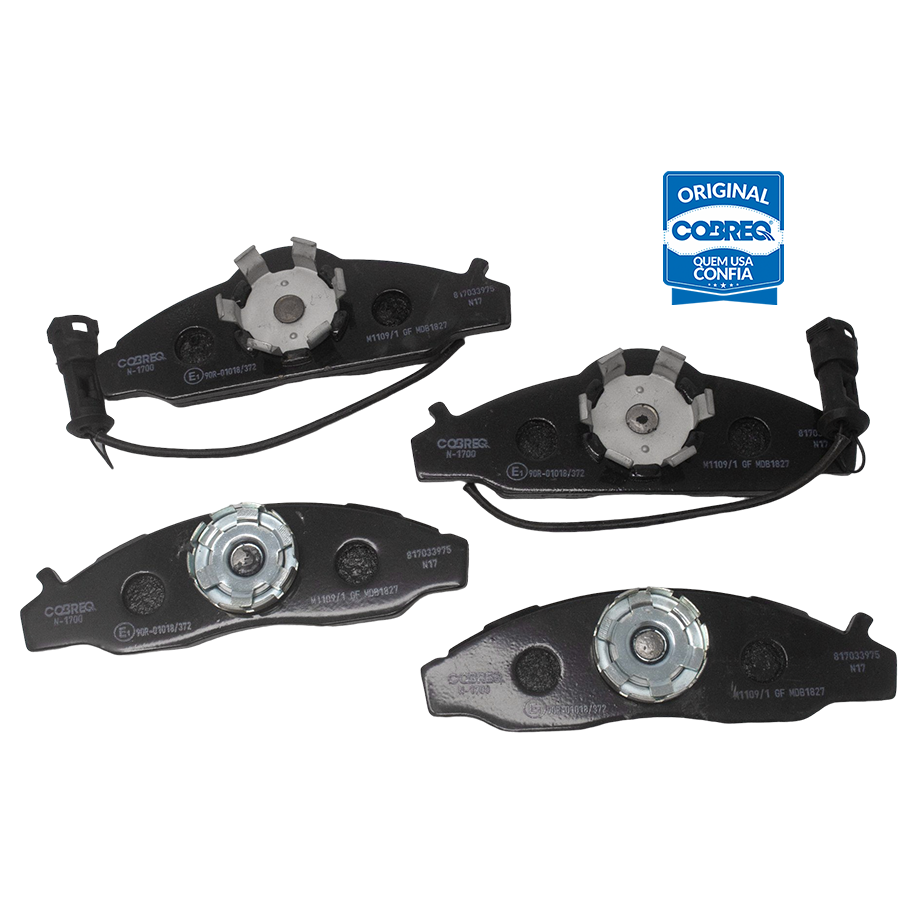 Pastilha de Freio Dianteira para Ssangyong Korando e Musso - Cobreq - N-1700