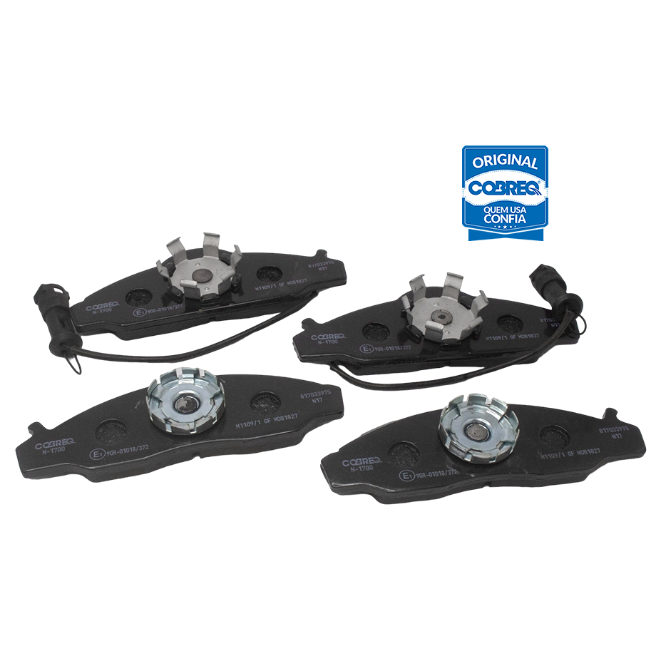 Pastilha de Freio Dianteira para Ssangyong Korando e Musso - Cobreq - N-1700