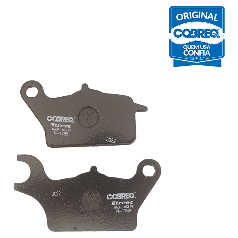 Pastilha de Freio Dianteira para Yamaha YBR 150 FACTOR e YS 150 FAZER - Cobreq - N-1788