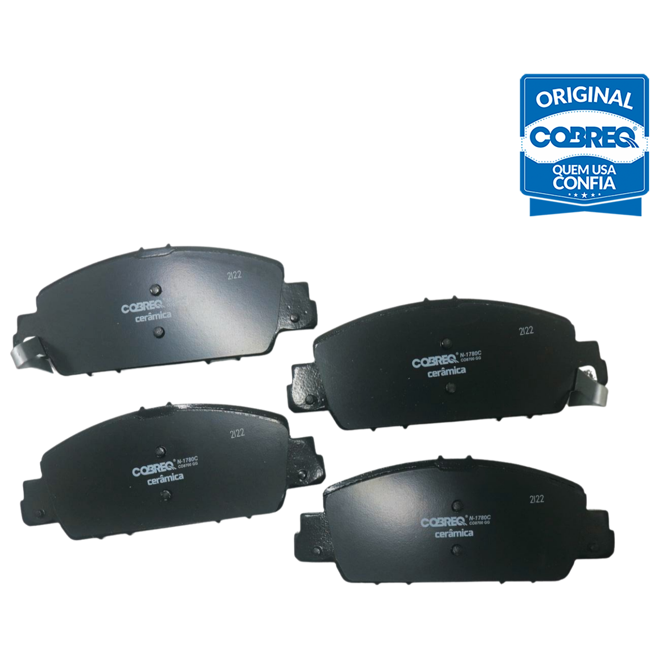 Pastilha de Freio Cerâmica Dianteira para Honda Accord e HR-V - Cobreq - N-1780C