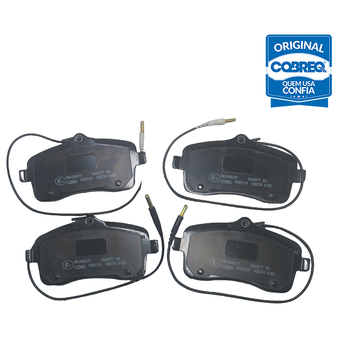Pastilha de Freio Dianteira para Peugeot 407 e 407 SW - Cobreq - N-1195