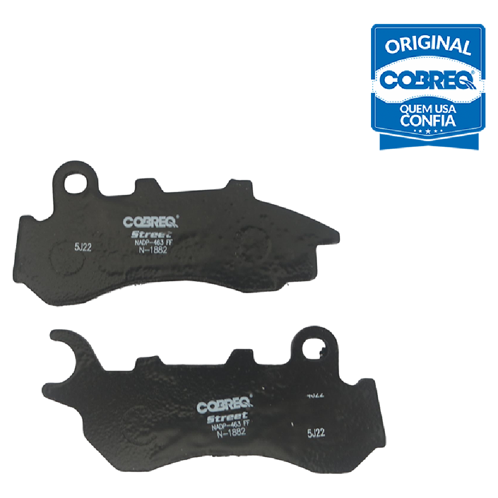 Pastilha de Freio Dianteira para Honda CG 160 - Cobreq - N-1882
