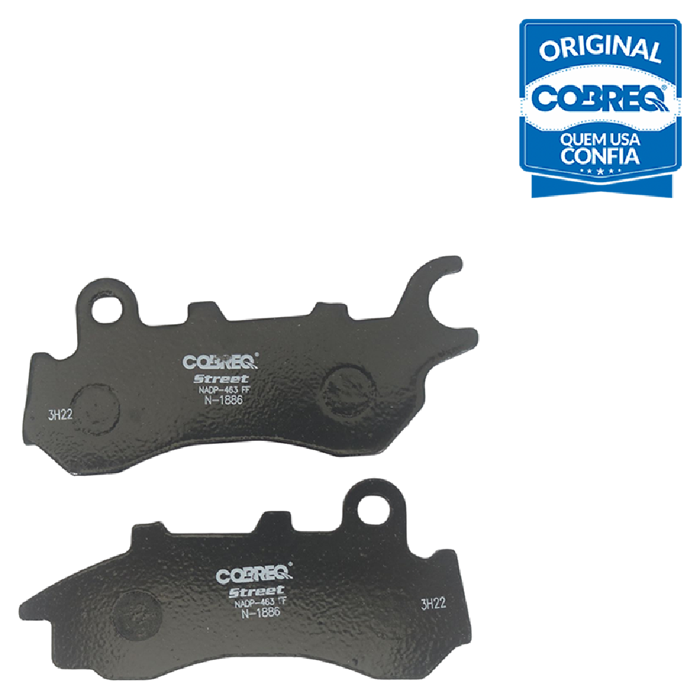 Pastilha de Freio Dianteira para Honda NXR 160 BROS e PCX 150 - Cobreq - N-1886