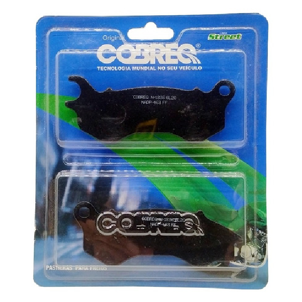 Pastilha de Freio Dianteira para Honda CG 150 e CG 160 - Cobreq - N-1836