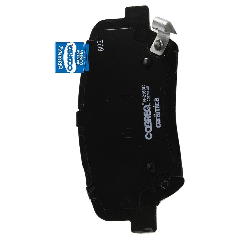 Pastilha de Freio Cerâmica Dianteira para Hyundai Creta e KIA Carens - Cobreq - N-2169C