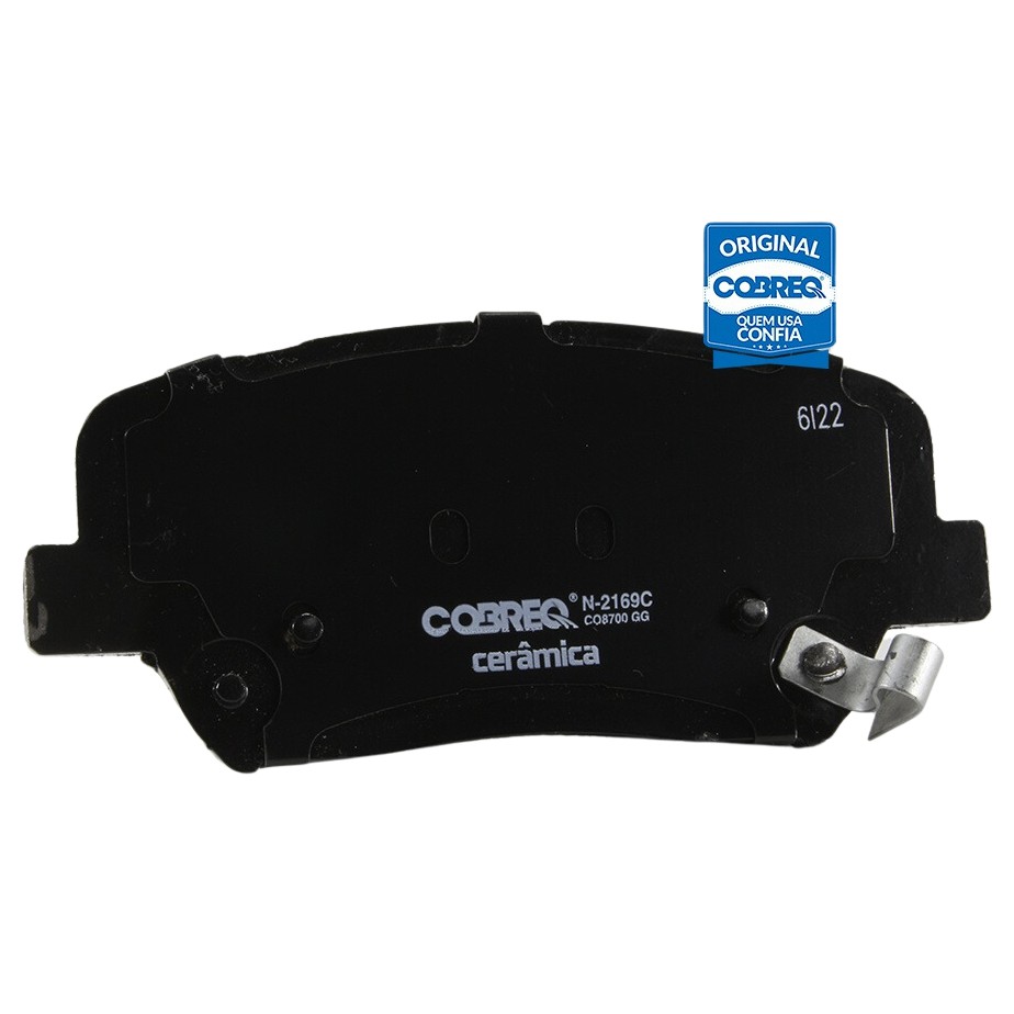Pastilha de Freio Cerâmica Dianteira para Hyundai Creta e KIA Carens - Cobreq - N-2169C