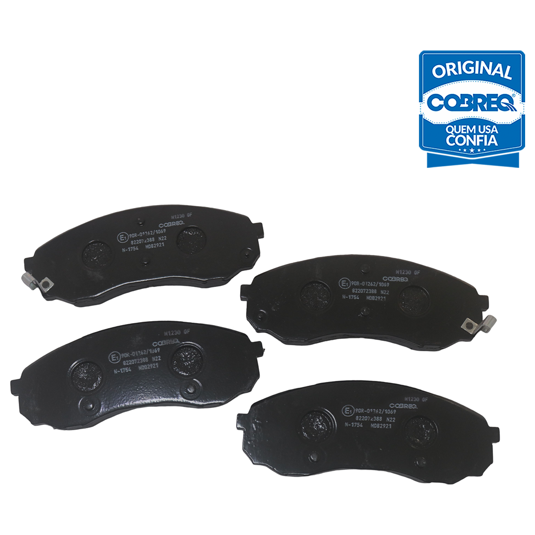 Pastilha de Freio Dianteira para Hyundai H-1 STAREX e KIA Carnival - Cobreq - N-1754