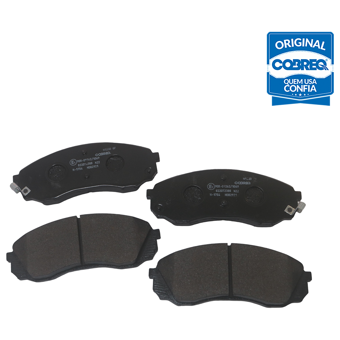 Pastilha de Freio Dianteira para Hyundai H-1 STAREX e KIA Carnival - Cobreq - N-1754