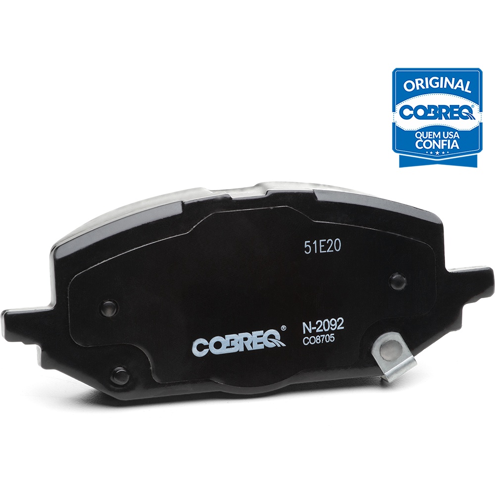 Pastilha de Freio Dianteira para Chevrolet Onix e Onix Plus - Cobreq - N-2092