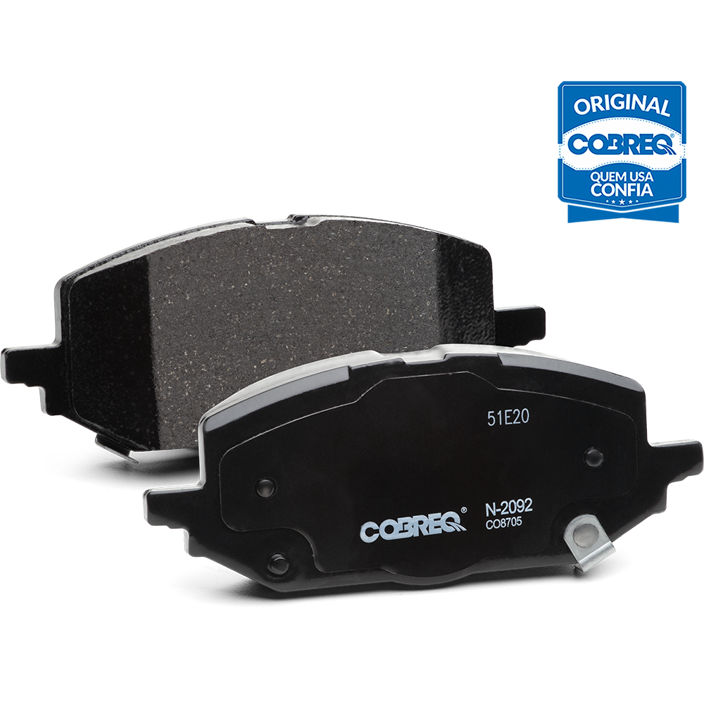 Pastilha de Freio Dianteira para Chevrolet Onix e Onix Plus - Cobreq - N-2092