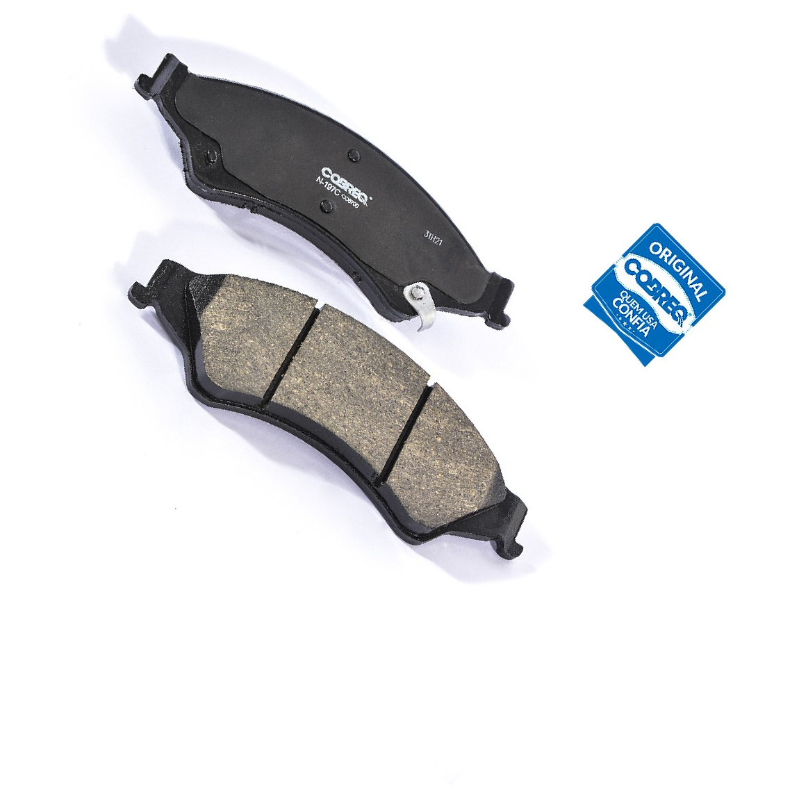 Pastilha de Freio Cerâmica Dianteira para Ford Ranger e Troller T4 - Cobreq - N-197C
