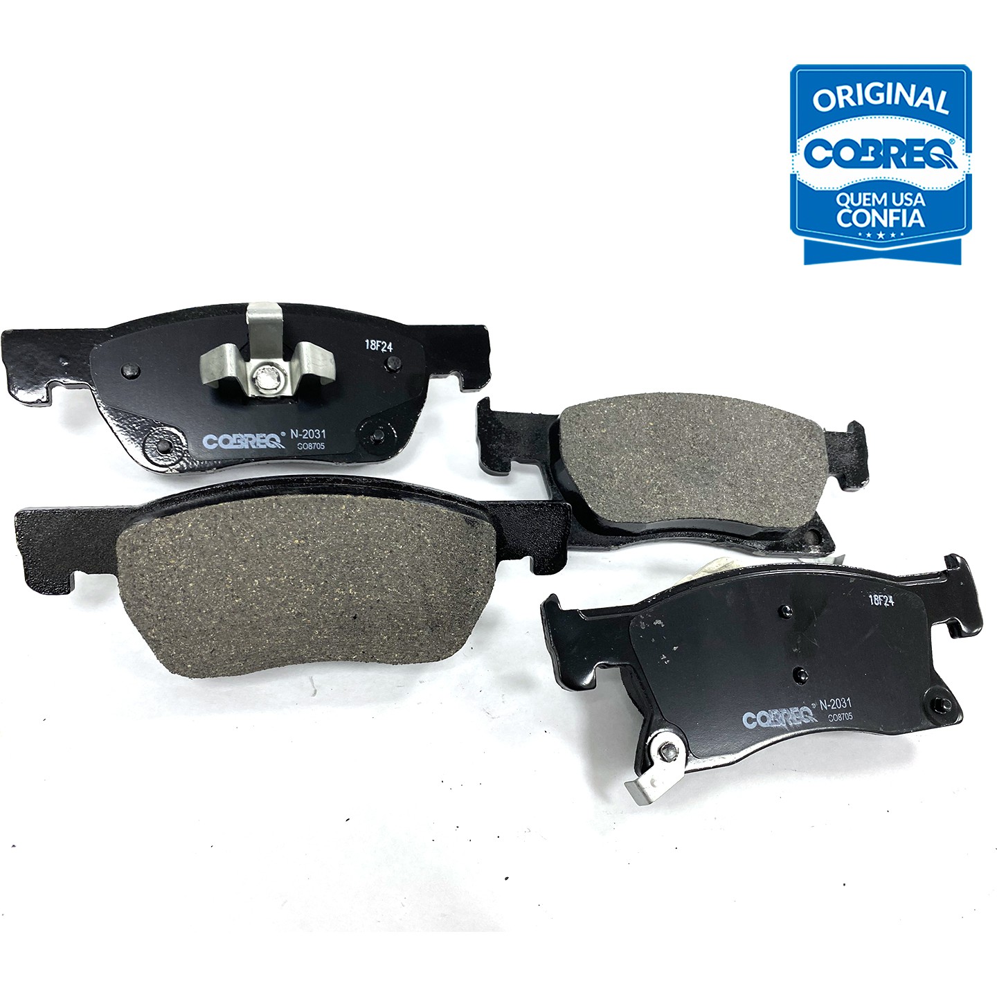 Pastilha de Freio Dianteira para Chevrolet Cruze e Cruze Sport6 - Cobreq - N-2031