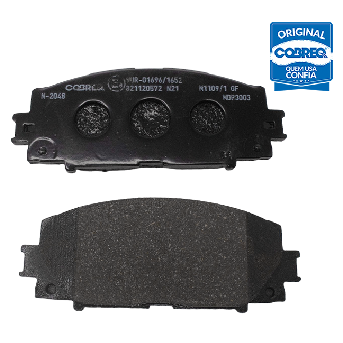 Pastilha de Freio Dianteira para Lifan 530 e Toyota Prius - Cobreq - N-2048