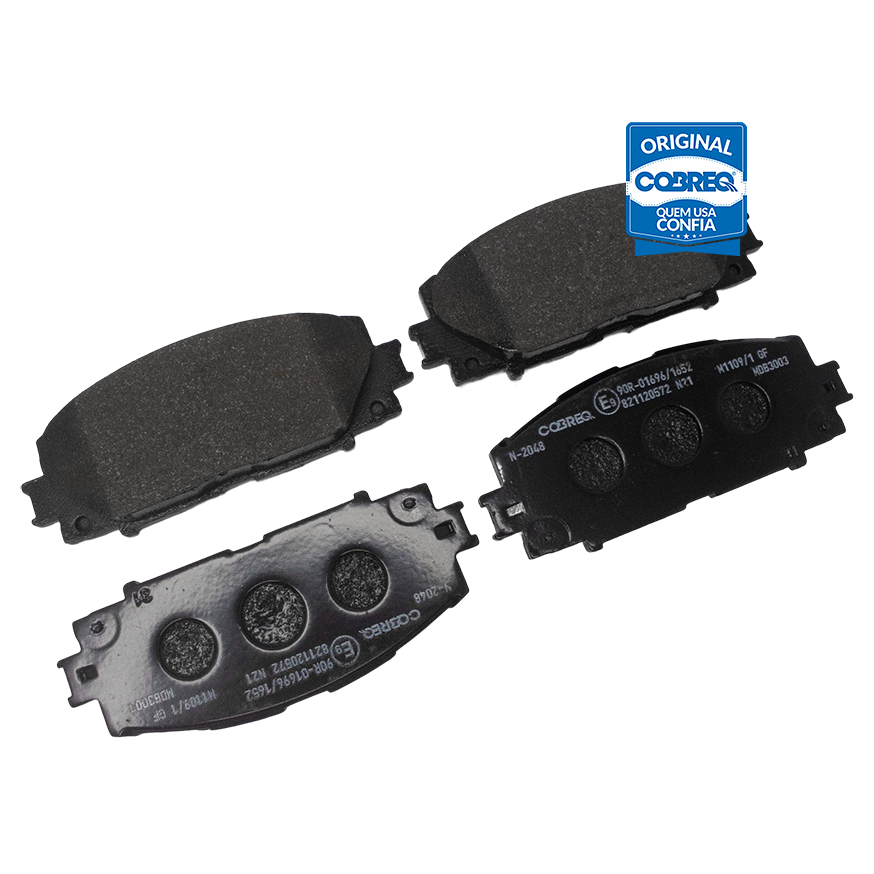 Pastilha de Freio Dianteira para Lifan 530 e Toyota Prius - Cobreq - N-2048