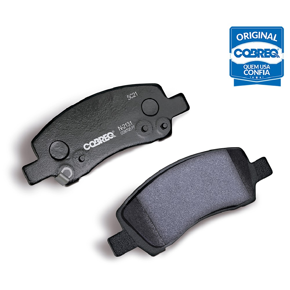 Pastilha de Freio Dianteira para Hyundai HB20 e HB20S 1.0 Aspirado - Cobreq - N-2131