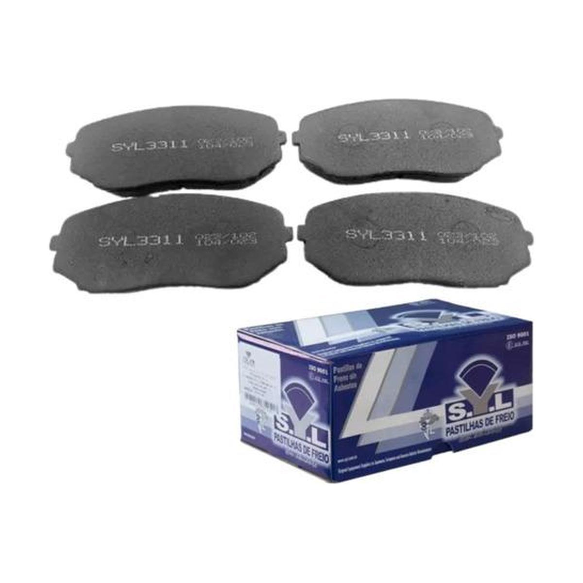 Jogo de Pastilhas de Freio Dianteira para Mitsubishi L200 e Pajero Sport - Syl - 3311