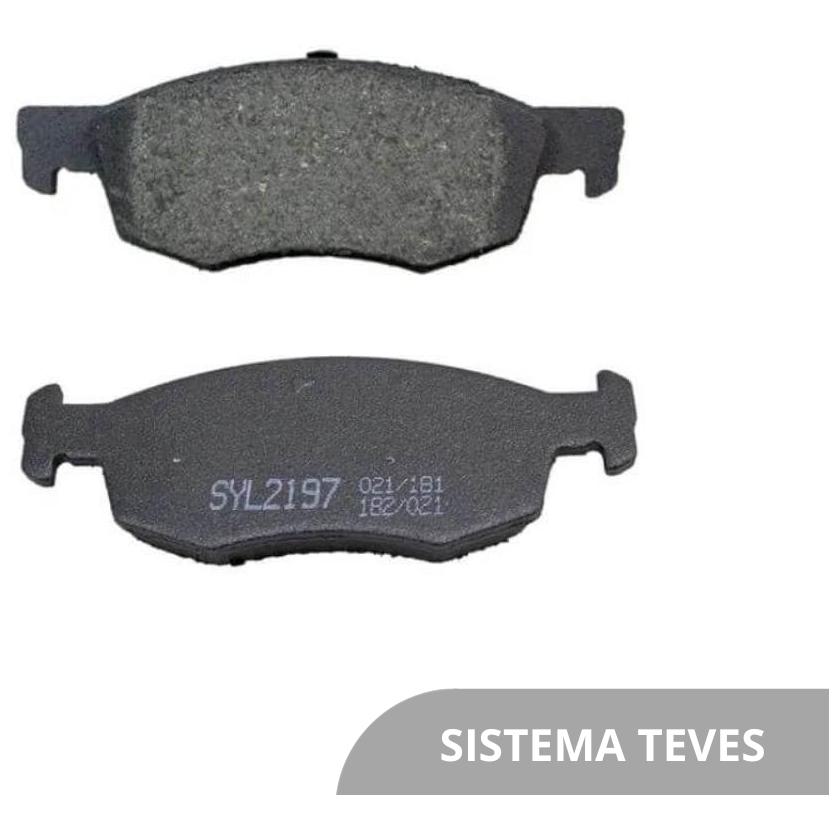 Jogo de Pastilhas de Freio Dianteira para Fiat Strada - Syl - 2197
