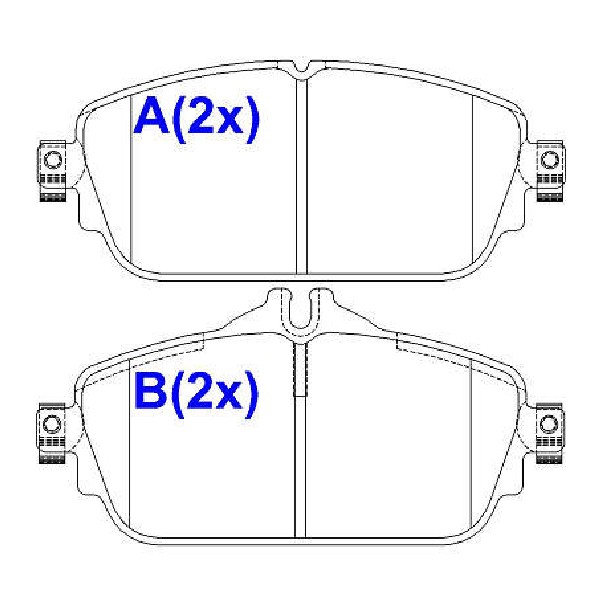 Pastilha de Freio Cerâmica Dianteira para Mercedes-Benz C 180 e C 200 - Syl - 3306C