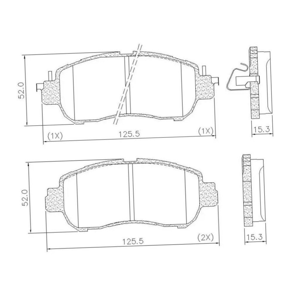 Pastilha de Freio Dianteira para Nissan Kicks e Versa - TRW - GDB9073