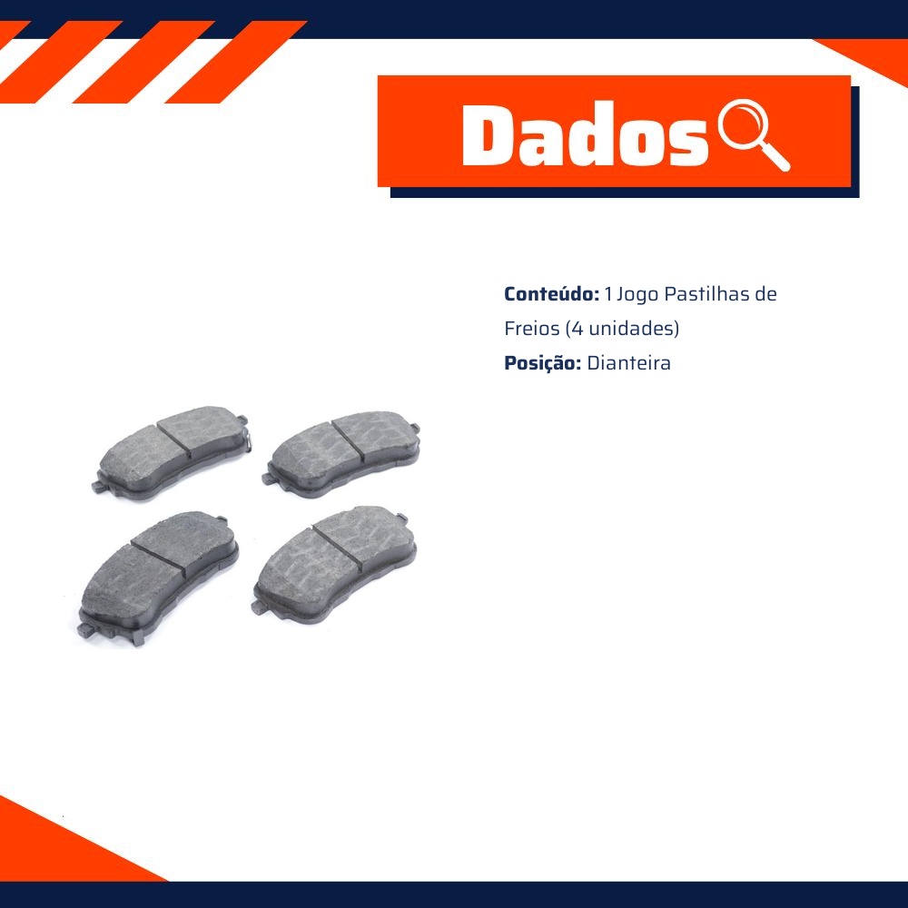 Pastilha de Freio Dianteira para Toyota Corolla - TRW - GDB9154