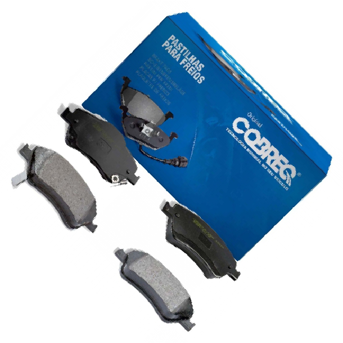 Pastilha de Freio Dianteira para Nissan Frontier - Cobreq - N-2090