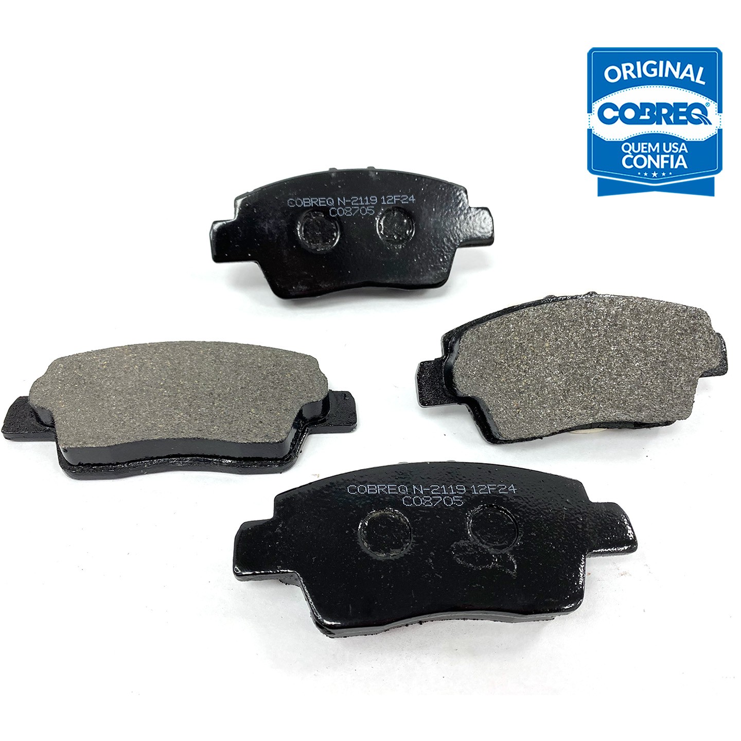 Pastilha de Freio Dianteira para Renault Kwid - Cobreq - N-2119