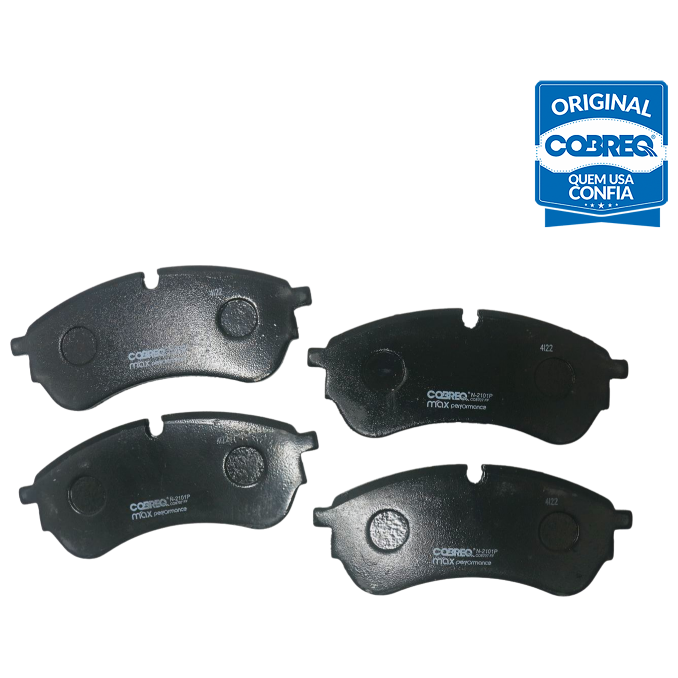 Pastilha de Freio Traseira para Volkswagen Delivery 6-160 - Cobreq - N-2101P