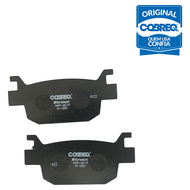 Pastilha de Freio Traseira para Honda PCX 150 e SH 150i - Cobreq - N-1891