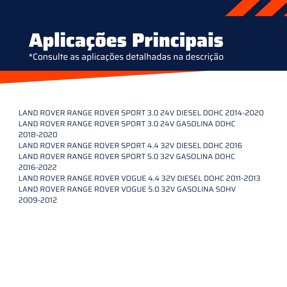Pastilha de Freio Traseira para Land Rover Range Rover Sport e Range Rover Vogue - Cobreq - N-2078