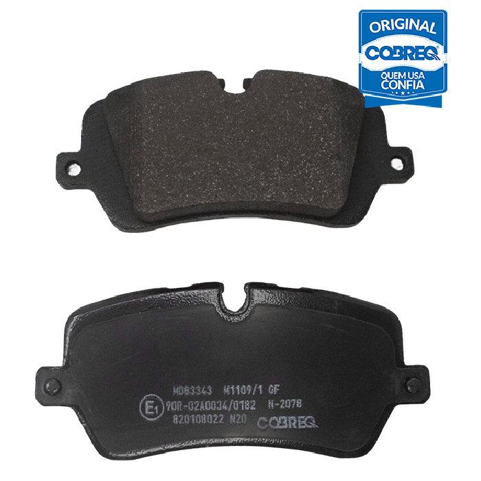 Pastilha de Freio Traseira para Land Rover Range Rover Sport e Range Rover Vogue - Cobreq - N-2078