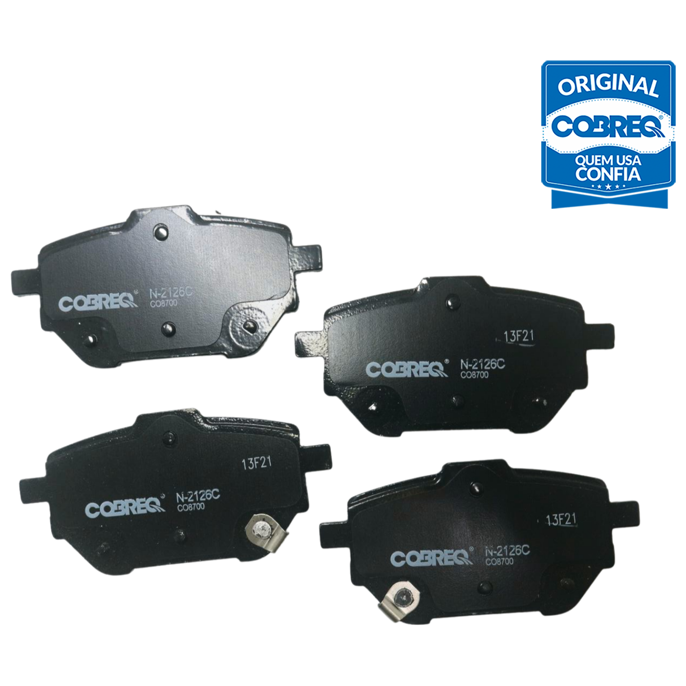 Pastilha de Freio Cerâmica Traseira para Toyota Corolla - Cobreq - N-2126C